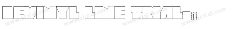 Devinyl Line Trial字体转换